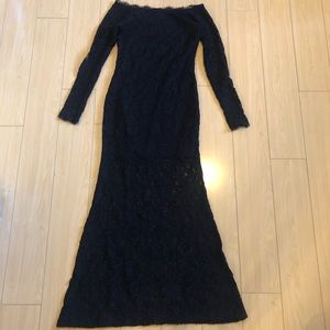 Off the shoulder lace dress